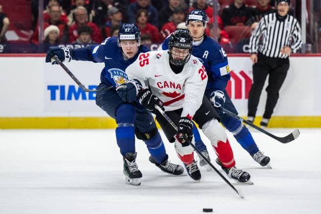 Ice Hockey, IIHF Junior World Championship, Canada - Finland