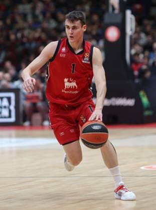 Foto IPP Donato Marmo Milano 26 12 2024 Pallacanestro, Turkish Airlines EuroLeague 2024 2025, EA7 Emporio Armani MIlano vs Olympiacos Piraeus. Nella foto Nenad Dimitrijevic dell EA7 Emporio Armani Milano. Italy Photo Press World Copyright. italy ITALY  Copyright: xR4924_italyphotopressx