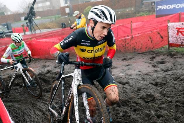 Exact Cross cyclocross Loenhout 2024 LOENHOUT, BELGIUM - DECEMBER 27 : Cant Sanne (BEL) of Crelan - Corendon during the 5th leg of the Exact Cross cyclocross series 2024-2025 in Loenhout, Belgium, 27 12 2024 Loenhout Belgium  Copyright: xJanxDexMeuleneirx