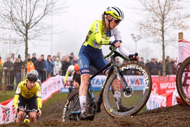 Exact Cross cyclocross Loenhout 2024 LOENHOUT, BELGIUM - DECEMBER 27 : Brouwers Julie (BEL) of Charles Liegeois Roastery Cx during the 5th leg of the Exact Cross cyclocross series 2024-2025 in Loenhout, Belgium, 27 12 2024 Loenhout Belgium  Copyright: xJanxDexMeuleneirx
