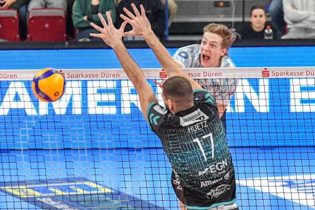 Volleyball, VBL, Powervolleys Düren - ASV Dachau