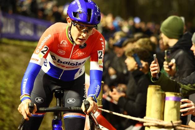 Dutch Lucinda Brand pictured in action during the women elite race of Diegem Cross cyclocross cycling event, Monday 30 December 2024 in Diegem, stage 6 8 in the Superprestige cyclocross cycling competition. DAVIDxPINTENS  x109382101x