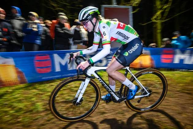 2024 Superprestige Cyclocross Diegem DIEGEM, BELGIUM - DECEMBER 30 : Van Der Heijden Inge (NED) of Crelan - Corendon in action during the 6th leg of the 2024 - 2025 Telenet Superprestige cyclocross women elite race the evening cross of Diegem on December 30, 2024 in Diegem, Belgium, 30 12 2024 Diegem Belgium  Copyright: xNicoxVereeckenx