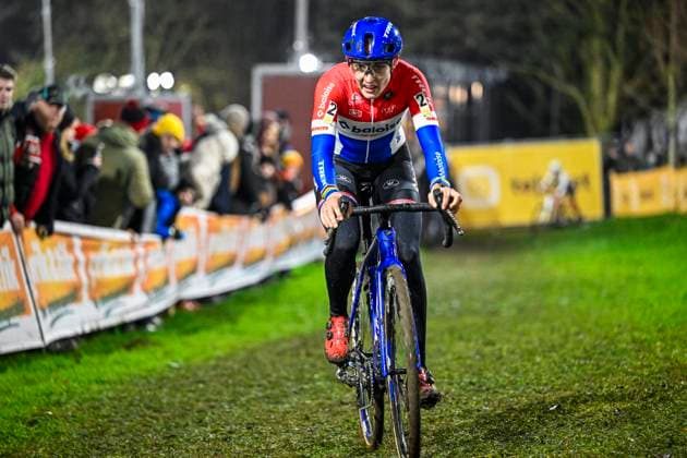 2024 Superprestige Cyclocross Diegem DIEGEM, BELGIUM - DECEMBER 30 : Brand Lucinda (NED) of Baloise Trek Lions in action during the 6th leg of the 2024 - 2025 Telenet Superprestige cyclocross women elite race the evening cross of Diegem on December 30, 2024 in Diegem, Belgium, 30 12 2024 Diegem Belgium  Copyright: xNicoxVereeckenx