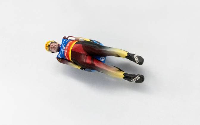 Sport Themen der Woche KW01 Sport Bilder des Tages photographer: FIL Michael Kristen 31.12.2024 4. FIL Eberspächer Luge World Cup, Sigulda (LAT), WC Latvia, Lettland, training, Men™s Singles, picture: Timon Grancagnolo (GER) *** photographer FIL Michael Kristen 31 12 2024 4 FIL Eberspächer Luge World Cup, Sigulda LAT , WC Latvia, Latvia, training, Men™s Singles, picture Timon Grancagnolo GER