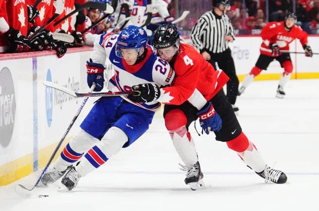Ice hockey, U20 World Championship, Canada - USA