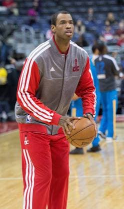 Wizards Jason Collins Washington Wizards center Jason Collins (98) warms up before their game against the New Orleans Hornets at the Verizon Center in Washington, D.C., March 15, 2013. Collins has become the first male professional athlete in the major four American sports leagues to come out as gay. (Harry E. Walker MCT) WASHINGTON DC USA EDITORIAL USE ONLY Copyright: xx 1138081 HarryxE.xWalkerx krtphotoslive614691