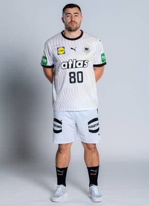 Grosswallstadt: Handball DHB - Deutschland - Fotoshooting Jannik Kohlbacher (Deutschland) Grosswallstadt Sporthotel Bayern Deutschland *** Grosswallstadt Handball DHB Germany Photo shoot Jannik Kohlbacher Germany Grosswallstadt Sporthotel Bayern Germany