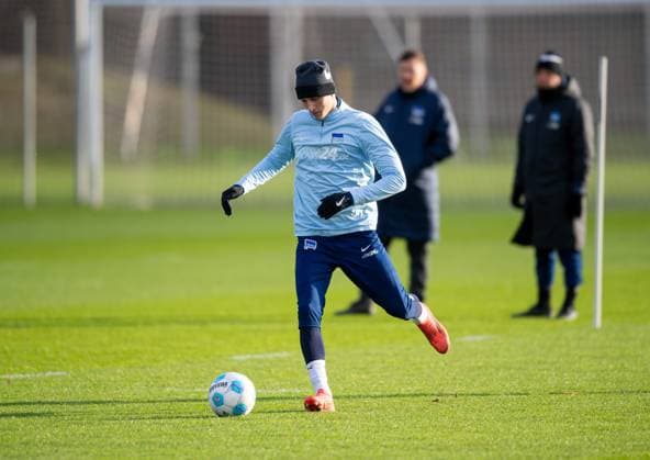 Soccer, Men, Season 2024 25, 2 Bundesliga, Hertha BSC, Training, Palko Dardai Hertha BSC , 02 01 2025, Copyright: xSebastianxRäppold MatthiasxKochx