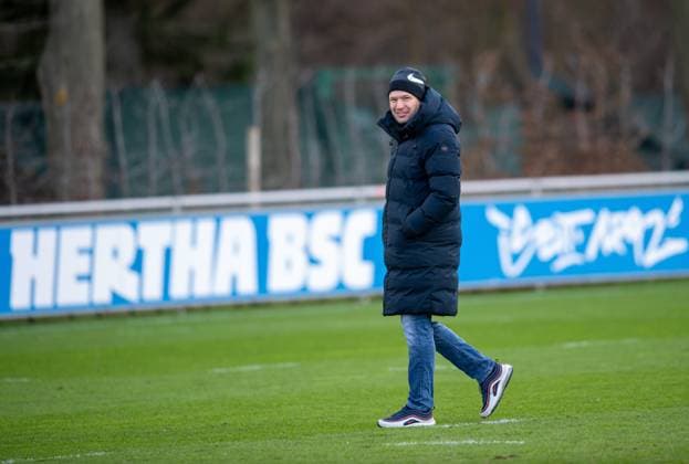 Soccer, Men, Season 2024 25, 2 Bundesliga, Hertha BSC, Training, Sports Director Benjamin Weber Hertha BSC , 03 01 2025, Copyright: xSebastianxRäppold MatthiasxKochx