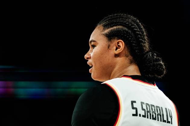 FRA, Paris, Olympic Games Paris 2024, 07 08 2024, Basketball Women Quarterfinals Germany France, Bercy Arena Satou Sabally Germany, 0 Copyright: HMBxMedia SteffiexWunderl