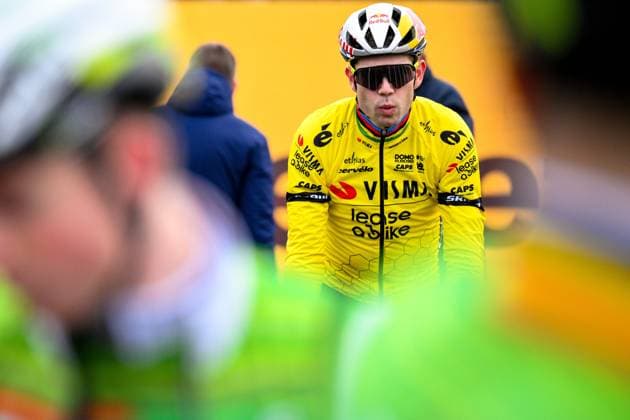 Telenet Superprestige cyclocross Gullegem 2025 GULLEGEM, BELGIUM - JANUARY 04 : Van Aert Wout (BEL) of Visma Lease A Bike during the 7th leg of the Telenet Superprestige cyclocross series 2024-2025 in Gullegem, Belgium, 04 01 2025  Copyright: xTomasxSiskx