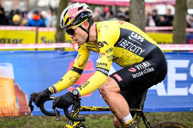 Telenet Superprestige cyclocross Gullegem 2025 GULLEGEM, BELGIUM - JANUARY 04 : Van Aert Wout (BEL) of Visma Lease A Bike during the 7th leg of the Telenet Superprestige cyclocross series 2024-2025 in Gullegem, Belgium, 04 01 2025  Copyright: xTomasxSiskx