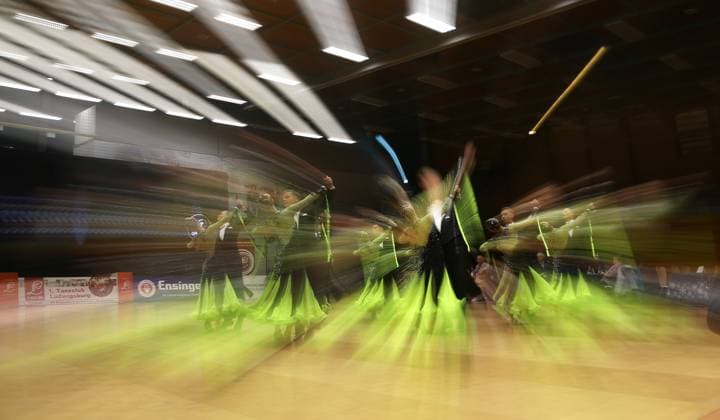 Ludwigsburg , Dancing Bundesliga Standard Formations, Feature Wischer Impression Symbol Image
