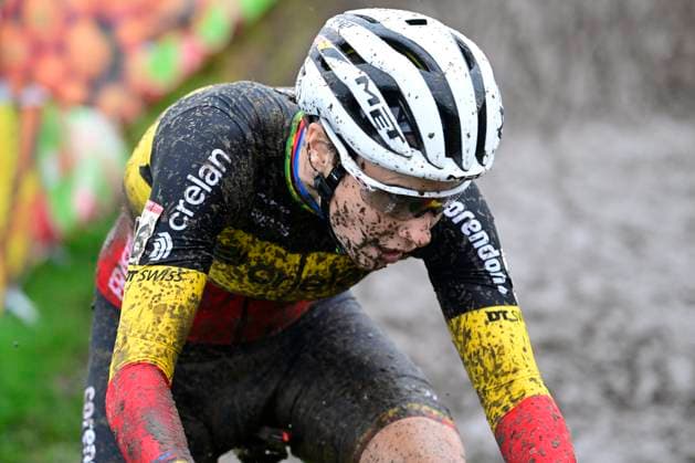 UCI Cyclocross World Cup Dendermonde 2025 DENDERMONDE, BELGIUM - JANUARY 05 : Cant Sanne (BEL) of Crelan - Corendon during the 9th leg of the UCI Cyclocross World Cup series 2024-2025 in Dendermonde, Belgium, 05 01 2025 Dendermonde Belgium  Copyright: xPeterxDexVoechtx