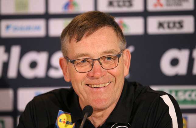 Photo national coach Alfred Gislason Germany handball German national team, World Championship preparation on Sat 04 01 2025 in Hamburg press conference