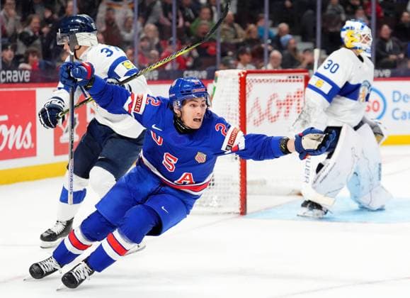 Bilder des Jahres 2025, Sport 01 Januar Sport Themen der Woche KW01 Sport Bilder des Tages January 5, 2025, Ottawa, On, CANADA: USA forward Teddy Stiga (2) celebrates scoring the game-winning goal on Finland goaltender Petteri Rimpinen (30) to end overtime IIHF World Junior Hockey Championship gold medal game action in Ottawa, Sunday, Jan. 5, 2025. Canada News - January 5, 2025  - ZUMAc35_ 20250105_zaf_c35_132 Copyright: xSeanxKilpatrickx