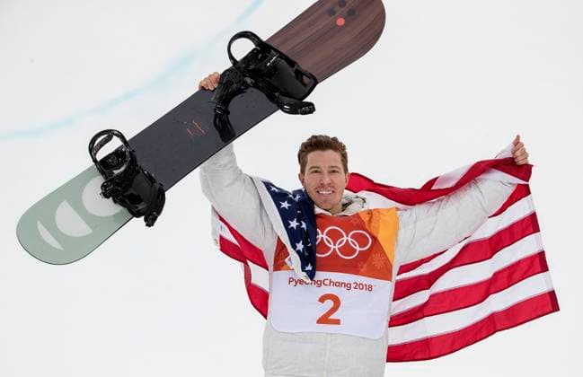 Men s Half Pipe Snowboard finals Shaun White of the USA celebrates after his final run during the Men s Half Pipe Snowboard finals at Phoenix Park in South Korea on Wednesday, Feb. 14, 2018, 2018, during the Pyeongchang Winter Olympics. (Carlos Gonzalez Minneapolis Star Tribune TNS) Pyeongchang KOR EDITORIAL USE ONLY Copyright: xx 1223623 CarlosxGonzalezx krtphotoslive817482
