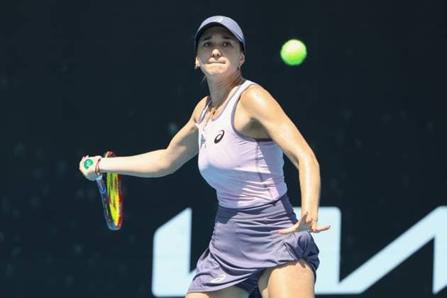 Eva Lys (GER) Australian Open 2025 Melbourne Park, Melbourne, Victoria, Australia. Copyright: xJuergenxHasenkopfx