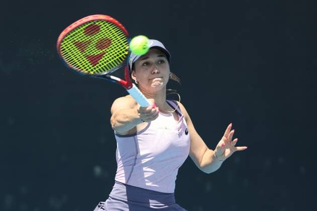 Eva Lys (GER) Australian Open 2025 Melbourne Park, Melbourne, Victoria, Australia. Copyright: xJuergenxHasenkopfx