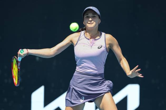 Eva Lys (GER) Australian Open 2025 Melbourne Park, Melbourne, Victoria, Australia. Copyright: xJuergenxHasenkopfx