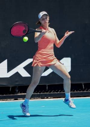 Tamara Korpatsch (GER), Australian Open 2025 Melbourne Park, Melbourne, Victoria, Australia. Copyright: xJuergenxHasenkopfx