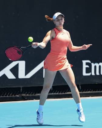 Tamara Korpatsch (GER), Australian Open 2025 Melbourne Park, Melbourne, Victoria, Australia. Copyright: xJuergenxHasenkopfx