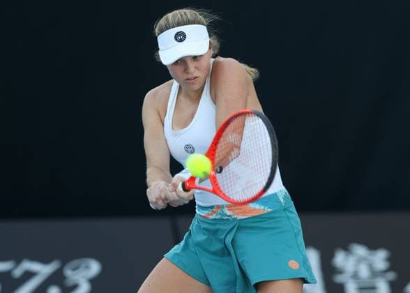 Veronika Erjavec SLO , Australian Open 2025 Melbourne Park, Melbourne, Victoria, Australia Copyright: xJuergenxHasenkopfx