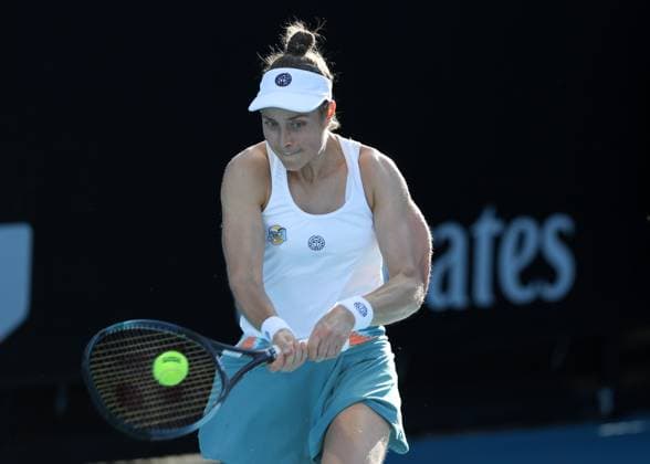 Marie Benoit BEL , Australian Open 2025 Melbourne Park, Melbourne, Victoria, Australia Copyright: xJuergenxHasenkopfx