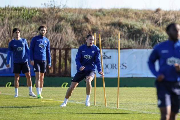 Luca Fynn Lakenmacher at the SV Darmstadt 98 training camp in Valencia, El Saler on 07 01 25 in El Saler, Valencia xamx Photo Alfio Marino Copyright: