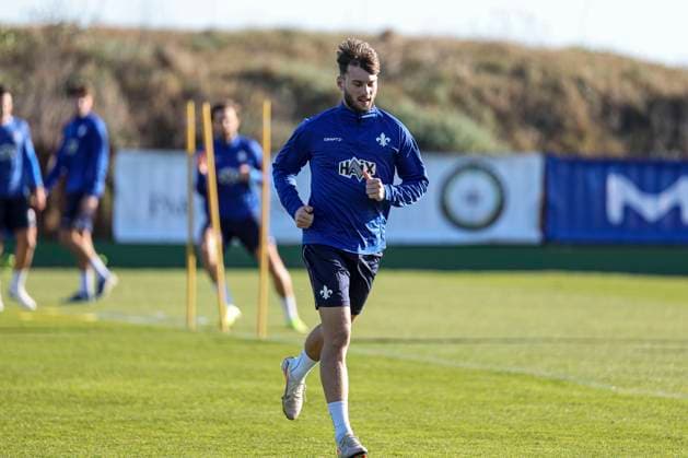 Killian Corredo at the SV Darmstadt 98 training camp in Valencia, El Saler on 07 01 25 in El Saler, Valencia xamx Photo Alfio Marino Copyright: