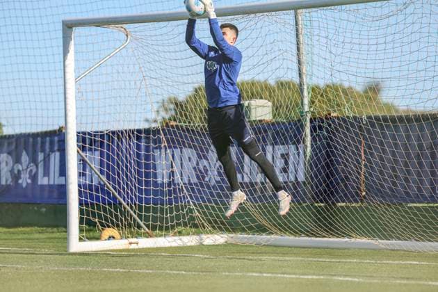 Karol Niemczycki in action at the SV Darmstadt 98 training camp in Valencia, El Saler on 07 01 25 in El Saler, Valencia xamx Photo Alfio Marino Copyright: