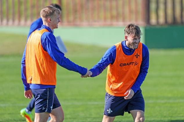 Soccer 2 BL Training Camp SV Darmstadt 98 El Saler Day 3 07 01 25, Oscar Vilhelmsson, Killian Corredor,