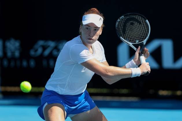 Ella Seidel, Australian Open 2025 Melbourne Park, Melbourne, Victoria, Australia. Copyright: xJuergenxHasenkopfx