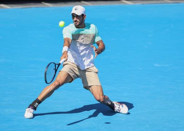 Hady Habib LBN , Australian Open 2025 Melbourne Park, Melbourne, Victoria, Australia Copyright: xJuergenxHasenkopfx