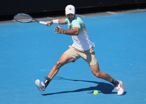 Hady Habib LBN , Australian Open 2025 Melbourne Park, Melbourne, Victoria, Australia Copyright: xJuergenxHasenkopfx
