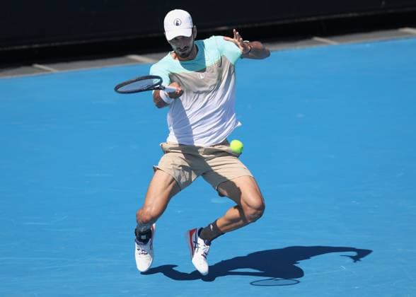 Hady Habib LBN , Australian Open 2025 Melbourne Park, Melbourne, Victoria, Australia Copyright: xJuergenxHasenkopfx