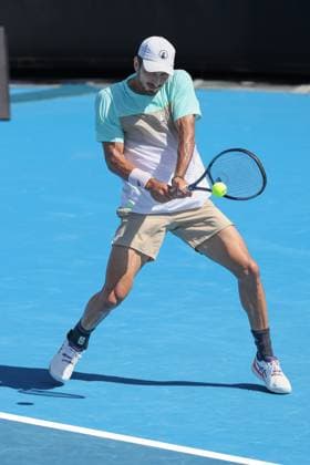 Hady Habib LBN , Australian Open 2025 Melbourne Park, Melbourne, Victoria, Australia Copyright: xJuergenxHasenkopfx
