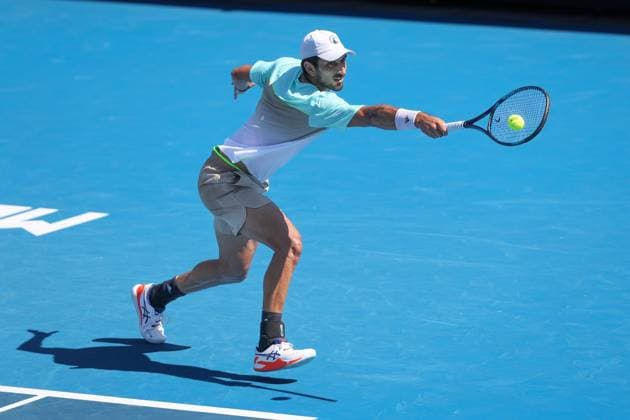 Hady Habib LBN , Australian Open 2025 Melbourne Park, Melbourne, Victoria, Australia Copyright: xJuergenxHasenkopfx