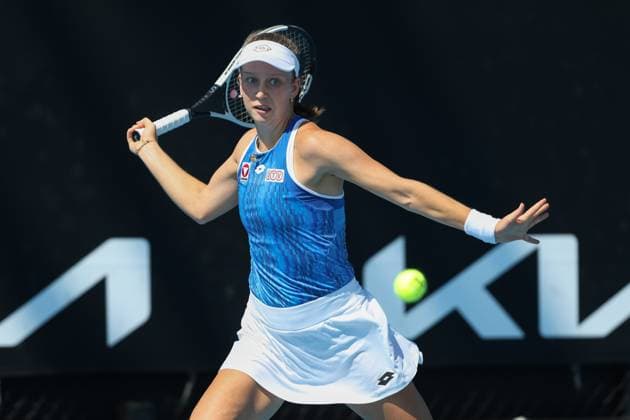 Sinja Krauss AUT , Australian Open 2025 Melbourne Park, Melbourne, Victoria, Australia Copyright: xJuergenxHasenkopfx