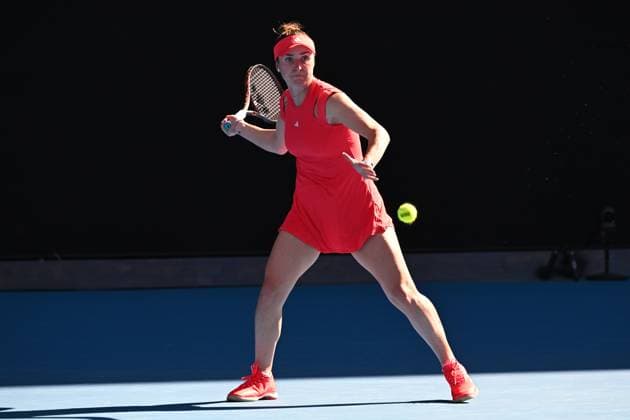 TENNIS AO CHARITY QINWEN SVITOLINA, Elina Svitolina of Ukraine in action during their charity match between Zheng Qinwen of China and Elina Svitolina of Ukraine at Rod Laver Arena in Melbourne, Wednesday, January 8, 2025. ( NO ARCHIVING, EDITORIAL USE ONLY, NO USE IN BOOKS WITHOUT CONSENT MELBOURNE VICTORIA AUSTRALIA  Copyright: xJAMESxROSSx 20250108169609914298