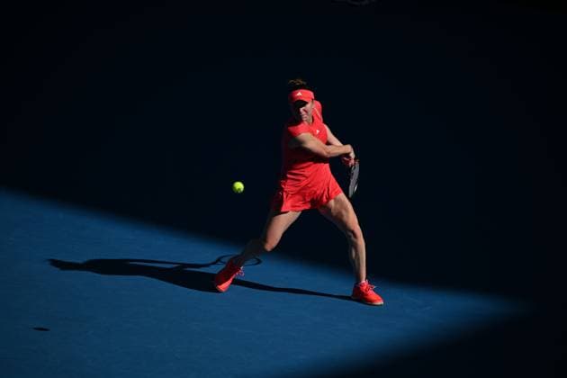 TENNIS AO CHARITY QINWEN SVITOLINA, Elina Svitolina of Ukraine in action during their charity match between Zheng Qinwen of China and Elina Svitolina of Ukraine at Rod Laver Arena in Melbourne, Wednesday, January 8, 2025. ( NO ARCHIVING, EDITORIAL USE ONLY, NO USE IN BOOKS WITHOUT CONSENT MELBOURNE VICTORIA AUSTRALIA  Copyright: xJAMESxROSSx 20250108179559276865