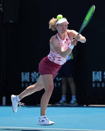 Anna Lena Friedsam GER , Australian Open 2025 Melbourne Park, Melbourne, Victoria, Australia Copyright: xJuergenxHasenkopfx