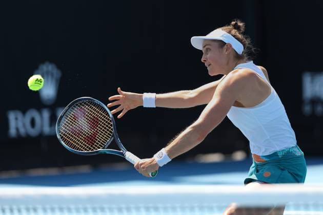 Marie Benoit BEL , Australian Open 2025 Melbourne Park, Melbourne, Victoria, Australia Copyright: xJuergenxHasenkopfx