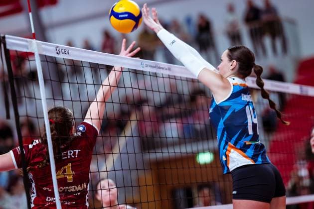 CEV Challenge Cup SC Potsdam C S M Targoviste 08 01 2025 CEV Challenge Cup SC Potsdam C S M Targoviste Copyright: xBEAUTIFULxSPORTS NicolxMarschallx