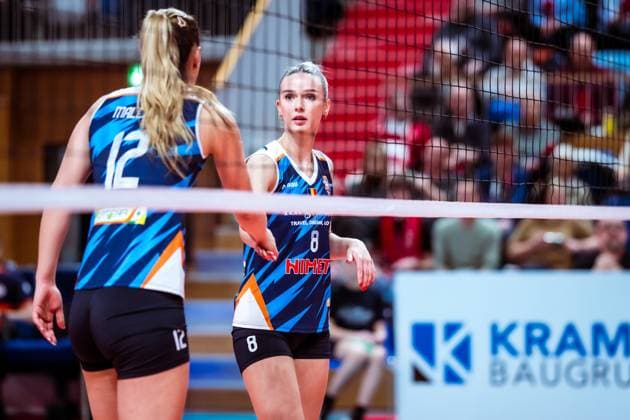 CEV Challenge Cup SC Potsdam C S M Targoviste 08 01 2025 CEV Challenge Cup SC Potsdam C S M Targoviste Anna Marisa Radu 8 Copyright: xBEAUTIFULxSPORTS NicolxMarschallx