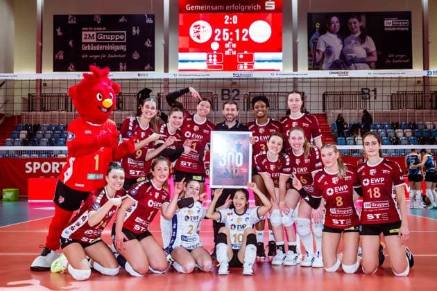 CEV Challenge Cup SC Potsdam C S M Targoviste 08 01 2025 CEV Challenge Cup SC Potsdam C S M Targoviste Copyright: xBEAUTIFULxSPORTS NicolxMarschallx