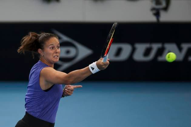 TENNIS ADELAIDE INTERNATIONAL, Daria Kasatkina in her match against Madison Keys of the USA during the Adelaide International at Memorial Drive Tennis Club in Adelaide, Thursday, January 09, 2025. ( NO ARCHIVING, EDITORIAL USE ONLY, NO USE IN BOOKS WITHOUT CONSENT ADELAIDE SOUTH AUSTRALIA AUSTRALIA  Copyright: xMATTxTURNERx 20250109176190481052