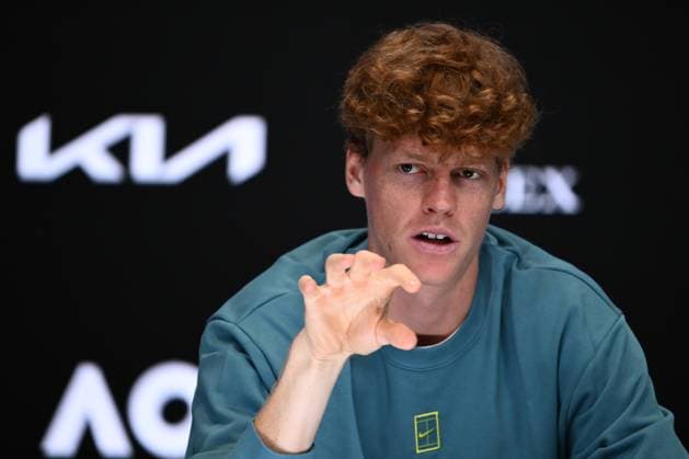 TENNIS AUSTRALIAN OPEN, Jannik Sinner of Italy during a press conference, PK, Pressekonferenz ahead of the Australian Open at Melbourne Park in Melbourne, Friday, January 10, 2025. ( NO ARCHIVING, EDITORIAL USE ONLY, NO USE IN BOOKS WITHOUT CONSENT Melbourne Victoria Australia  Copyright: xJOELxCARRETTx 20250110161079240861