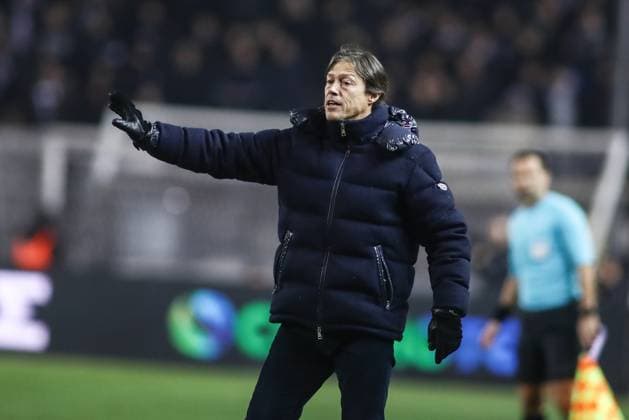 January 9, 2025, Thessaloniki, Greece: AEK s coach Matias Almeyda during a Greek Soccer Cup game between PAOK FC and AEK FC. Game result 1-1. Thessaloniki Greece - ZUMAp191 0792885041st Copyright: xGiannisxPapanikosx